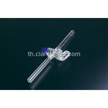 Stopcock Straight Bore PTFE / แก้วสองทาง